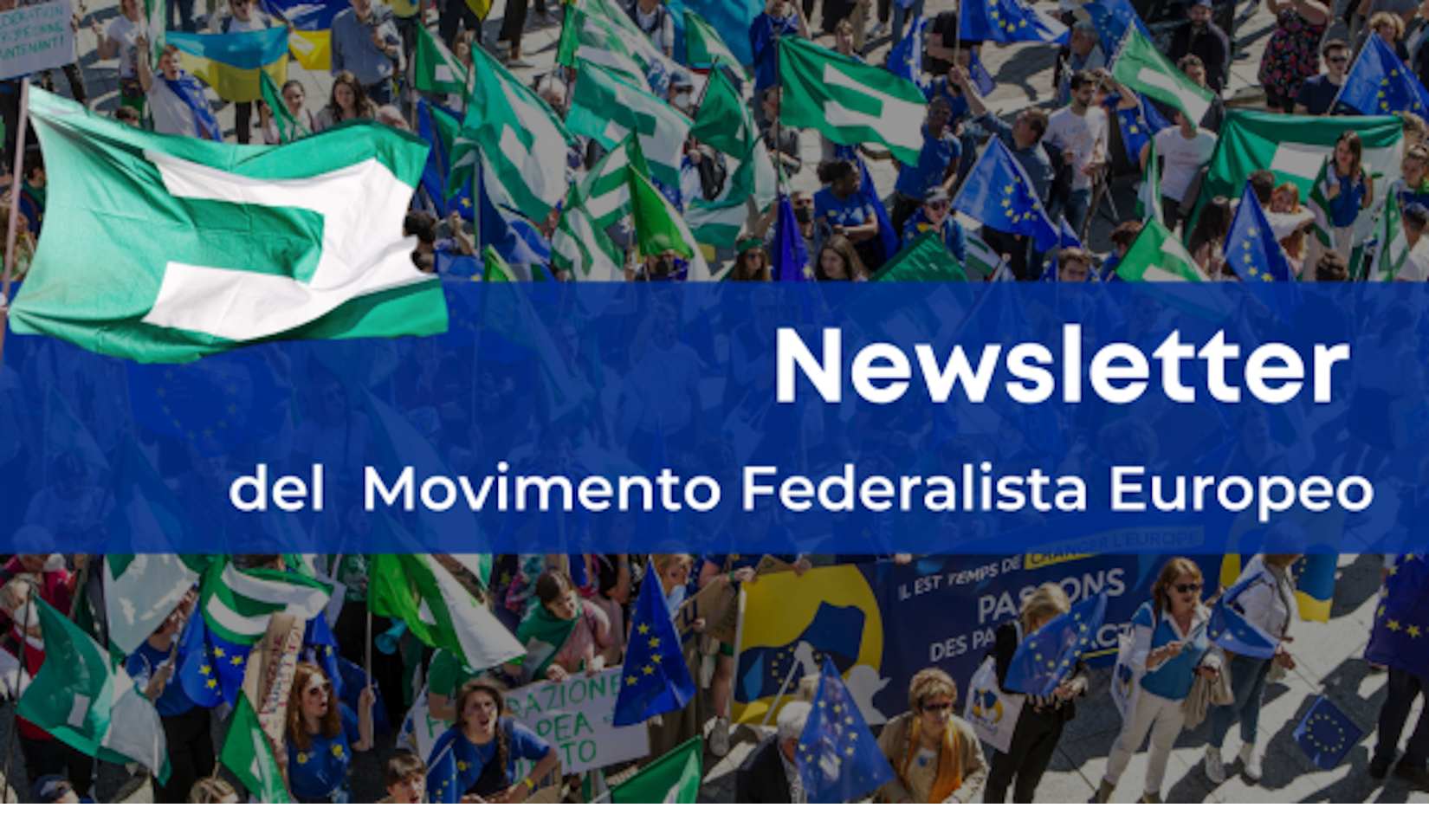 Newsletter del Movimento Federalista Europeo