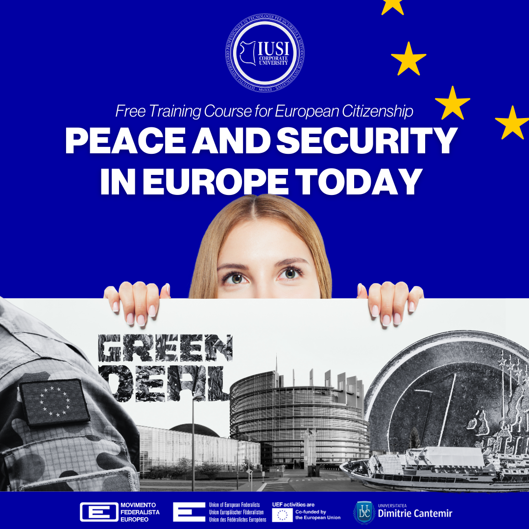 Corso online "Peace and security today"